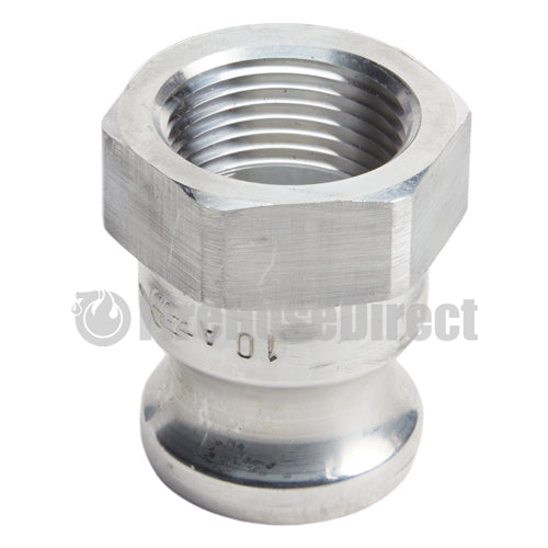 Aluminum 1" Male Camlock x 1" Female NPT