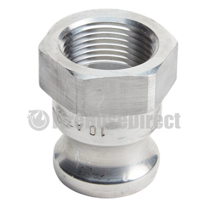 Aluminum 1" Male Camlock x 1" Female NPT