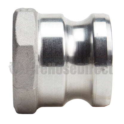 Aluminum 2" Male Camlock x 2" Female NPT