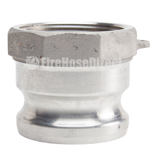 Aluminum 2 1/2" Male Camlock x 2 1/2" Female NPT