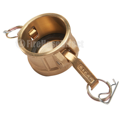 Brass 1 1/2" Female Camlock Dust Cap