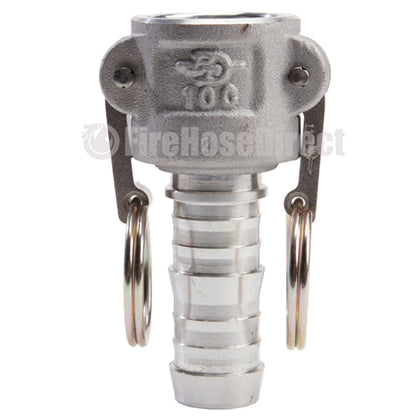 Aluminum 1" Female Camlock to Hose Shank