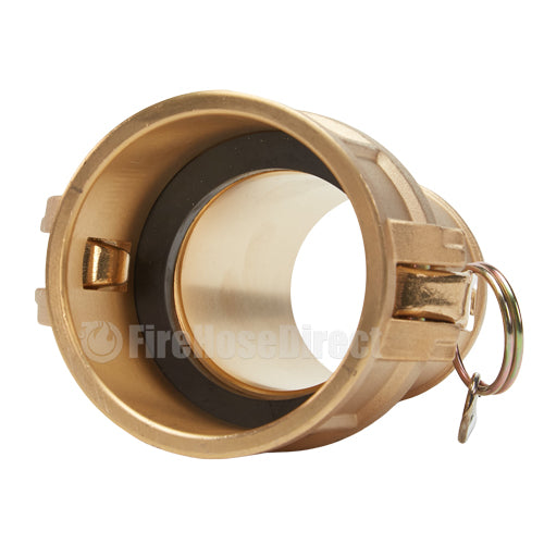 Brass 2" Female Camlock to Hose Shank