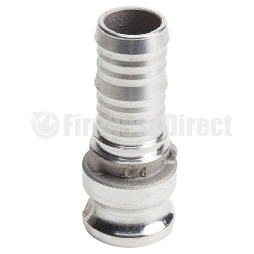 Aluminum 1 1/2" Male Camlock to Hose Shank