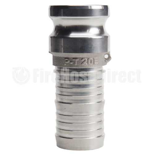 Aluminum 2" Male Camlock to Hose Shank