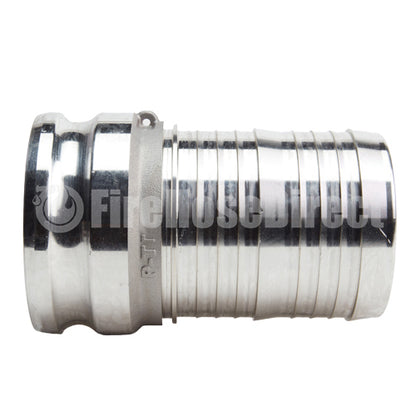 Aluminum 4" Male Camlock to Hose Shank