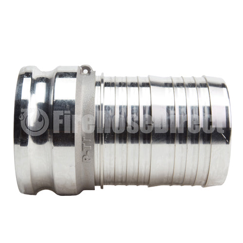 Aluminum 6" Male Camlock to Hose Shank