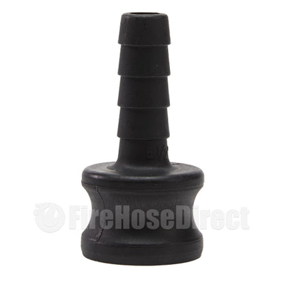 Plastic 3/4" Male Camlock to 1/2" Hose Shank