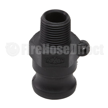 Plastic 3/4" Male Camlock x 1/2" Male NPT