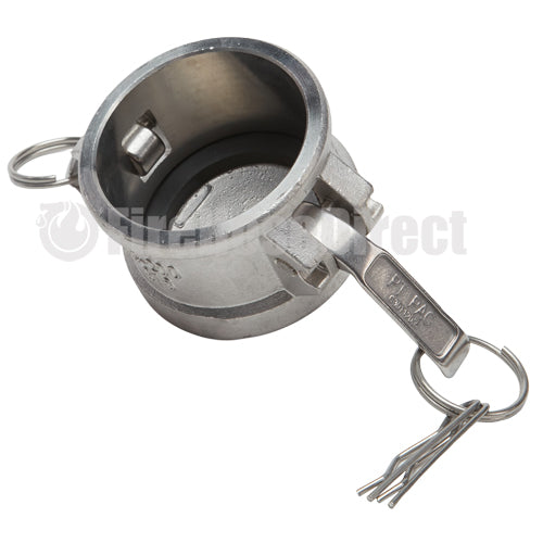 Stainless Steel 1 1/2" Camlock Female Dust Cap