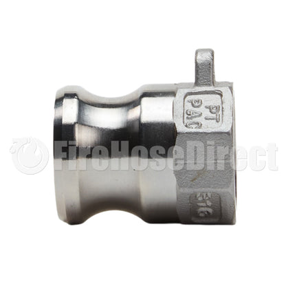 Stainless Steel 3/4" Male Camlock x 3/4" Female NPT