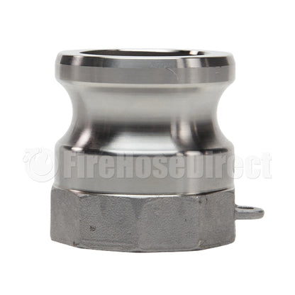 Stainless Steel 1 1/2" Male Camlock x 1 1/2" Female NPT