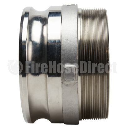 Stainless Steel 6" Camlock Male x 6" NPT Male