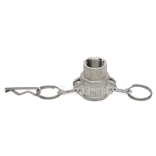 Stainless Steel 3/4" Female Camlock x 3/4" Female NPT