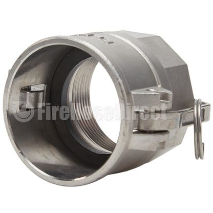 Stainless Steel 2 1/2" Female Camlock x 2 1/2" Female NPT