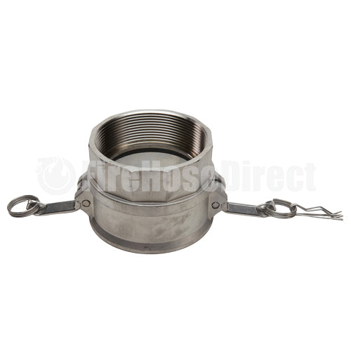 Stainless Steel 6" Female Camlock x 6" Female NPT