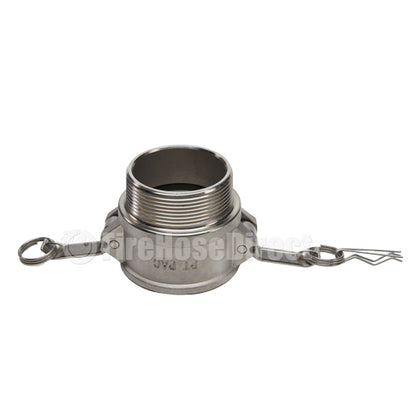 Stainless Steel 3" Female Camlock x 3" Male NPT