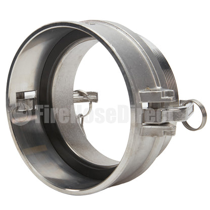 Stainless Steel 6" Female Camlock x 6" Male NPT