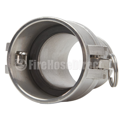 Stainless Steel 2 1/2" Female Camlock to Hose Shank