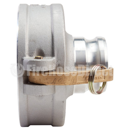 Aluminum 6" Female Camlock x 3" Male Camlock (USA)