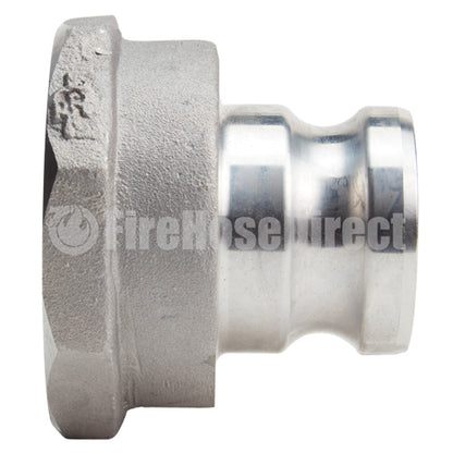 Aluminum 2" Male Camlock x 3" Female NPT