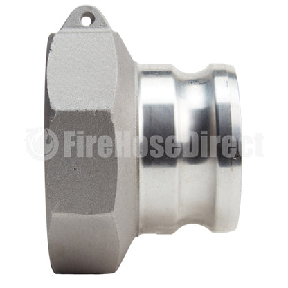 Aluminum 3" Male Camlock x 4" Female NPT