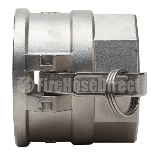 Stainless Steel 3" Female Camlock x 2" Female NPT (USA)