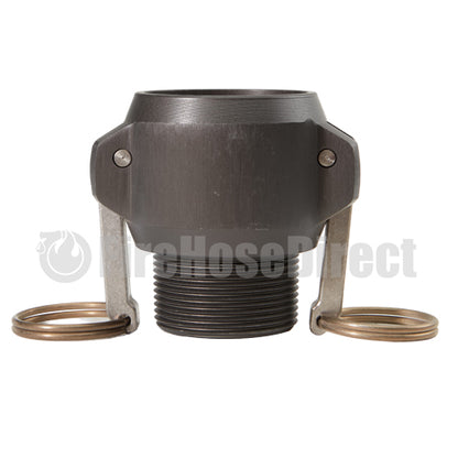 Aluminum 1 1/2" Female Camlock x 1 1/2" Male NPT High Pressure