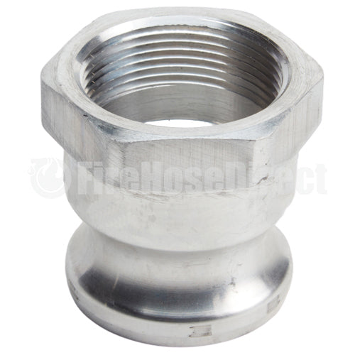 Aluminum 1 1/2" Male Camlock x 1 1/2" Female NPT