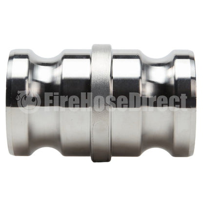 Stainless Steel 1 1/2" Male Camlock x 1 1/2" Male Camlock