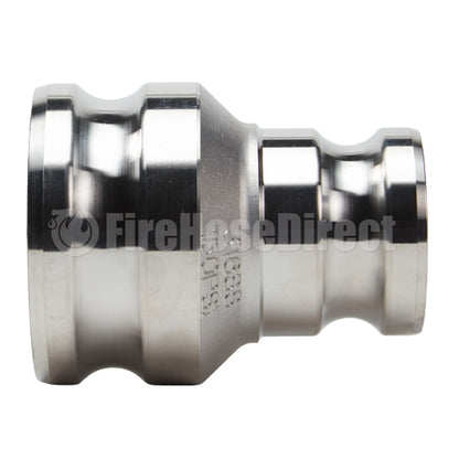 Stainless Steel 2" Male Camlock x 3" Male Camlock