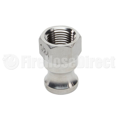 Stainless Steel 1/2" Male Camlock x 1/2" Female NPT