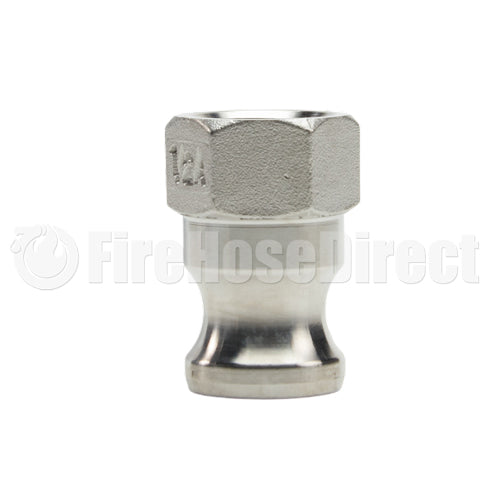 Stainless Steel 1/2" Male Camlock x 1/2" Female NPT