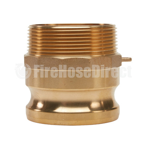 Brass 3" Male Camlock x 3" Male NPT (USA)