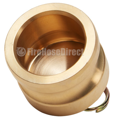 Brass 3" Male Camlock Dust Plug (USA)