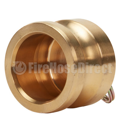 Brass 3" Male Camlock Dust Plug (USA)