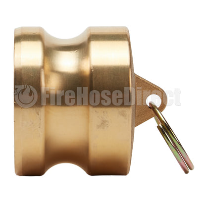 Brass 3" Male Camlock Dust Plug (USA)