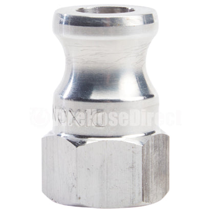 Aluminum 1/2" Male Camlock x 1/2" Female NPT (USA)