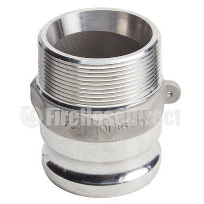 Aluminum 3" Male Camlock x 3" Male NPT (USA)