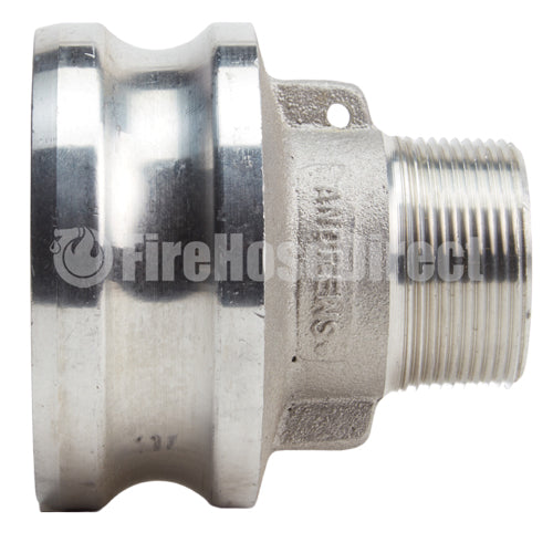 Aluminum 3" Male Camlock x 1 1/2" Male NPT