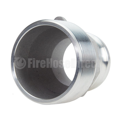 Aluminum 3" Male Camlock x 4" Male NPT