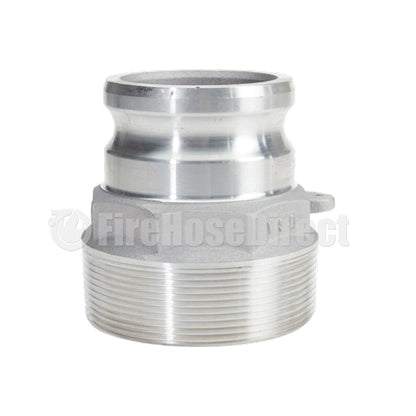 Aluminum 3" Male Camlock x 4" Male NPT