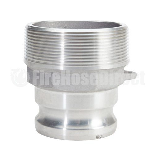 Aluminum 3" Male Camlock x 4" Male NPT