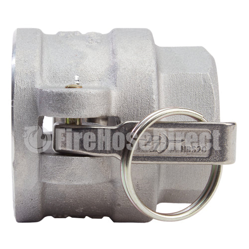 Aluminum 2" Female Camlock x 1 1/2" Female NPT (USA)