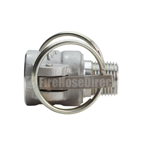 Aluminum 1/2" Female Camlock x 1/2" Male NPT (USA)