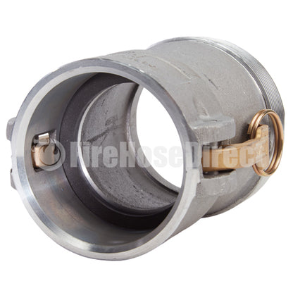 Aluminum 3" Female Camlock x 4" Male NPT