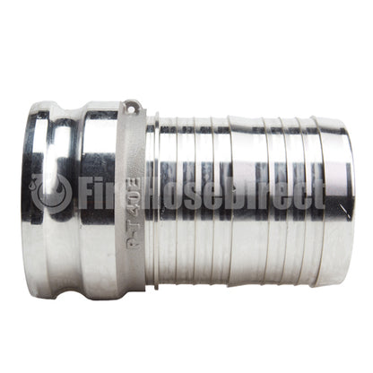 Aluminum 4" Male Camlock to Hose Shank (USA)