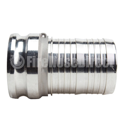 Aluminum 6" Male Camlock to Hose Shank (USA)