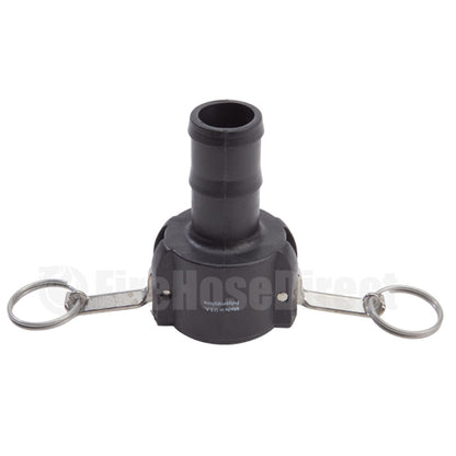 Plastic 2" Female Camlock to Hose Shank (USA)