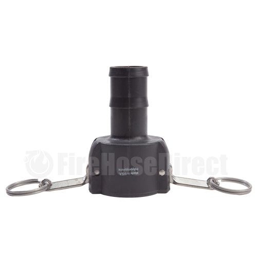 Plastic 2" Female Camlock to Hose Shank (USA)